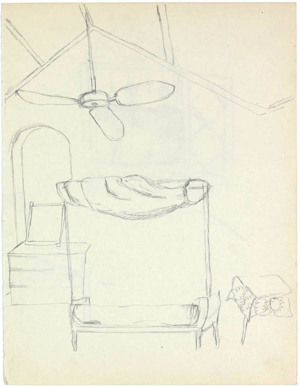 Bhupen Khakhar, Interior Study II and III Residency Bungalow, Baroda