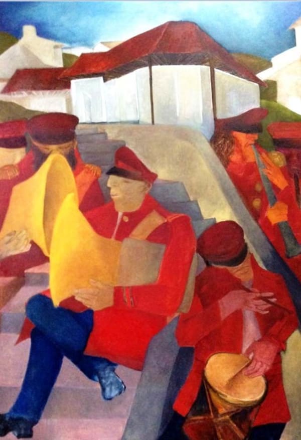 Krishen Khanna, Untitled (Bandwallas), 2015