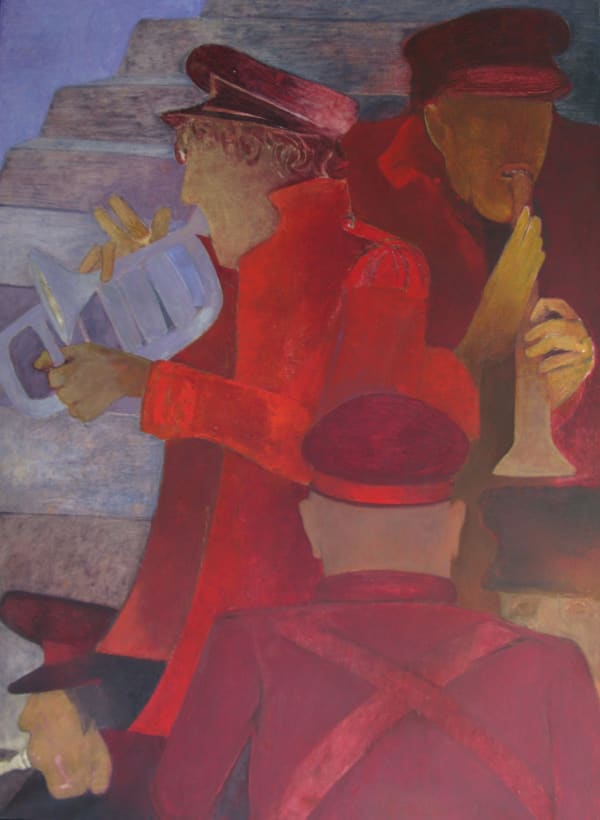 Krishen Khanna, Untitled (Bandwallas), 2000