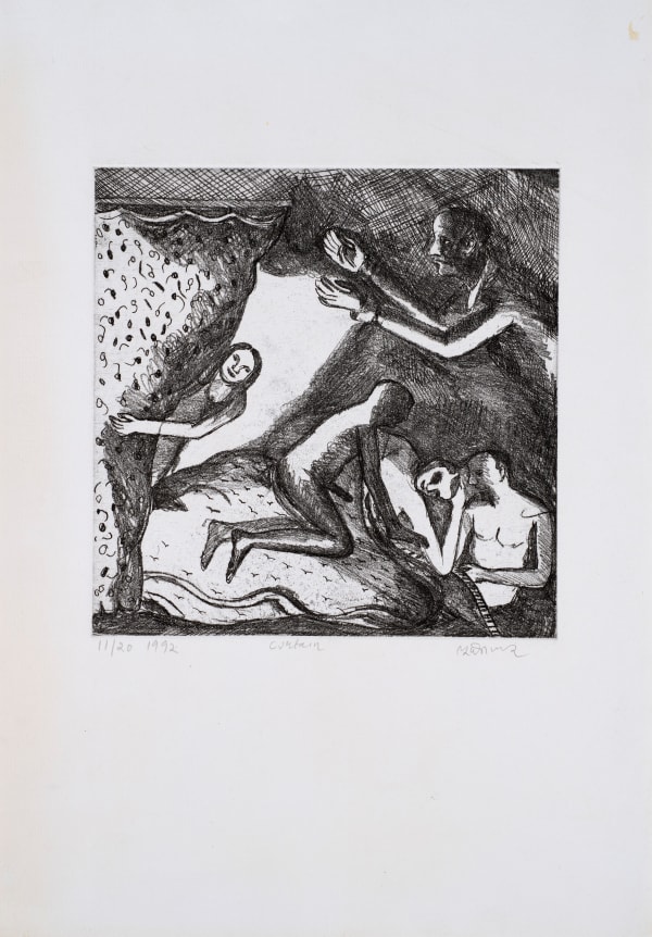 Bhupen Khakhar, Curtain: Mojilal Manilal, 1992