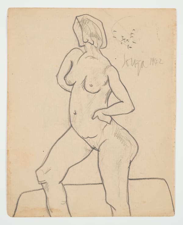 Francis Newton Souza, Untitled - (Figure Study), 1942