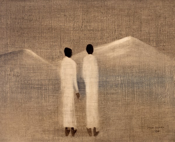 Ivan Peries, Untitled (Two Figures in a Landscape), 1961