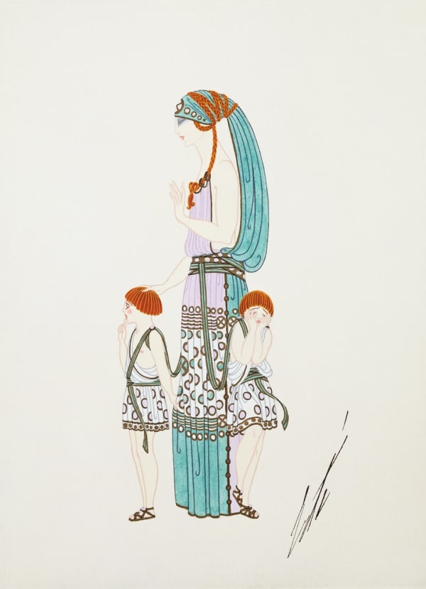 Romain de Tirtoff dit Erté 1892 - 1990Costume for Les Idoles, 1924 Folies Bergere Gouache 29 x 22 cm 11 3/8 x 8 5/8 in