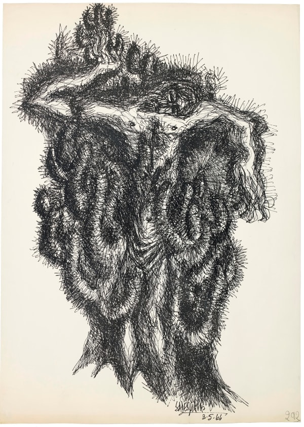Syed Sadequain, After the Crucifixion I, 1966