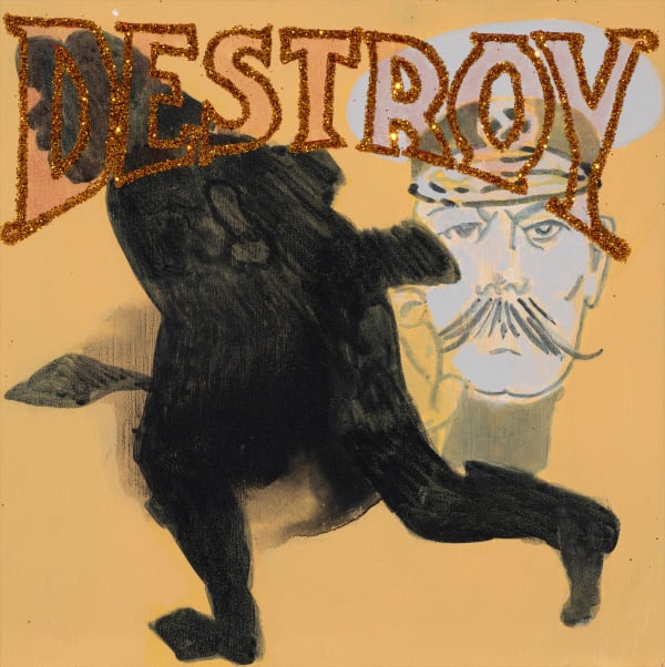 Angeli Sowani b. 1960Untitled, 2022 Acrylic on gesso board 20 x 20 cm 7 7/8 x 7 7/8 in