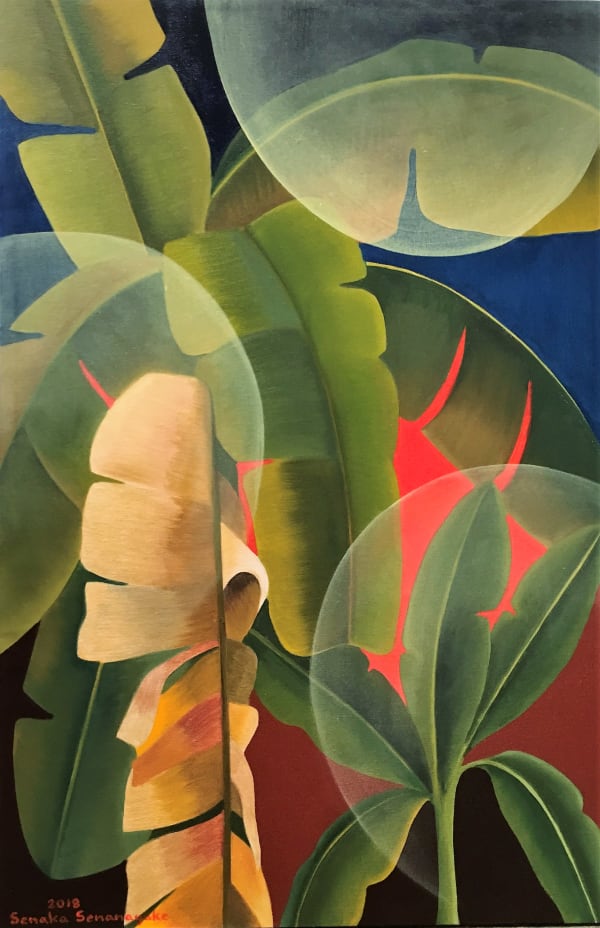 Senaka Senanayake Banana Grove, 2018 Oil on canvas 91.4 x 60.9 cm 36 x 24 in