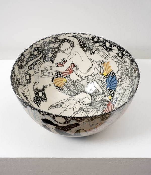 Faiza Butt b. 1973Untitled, 2017 Ceramic bowl 32 cm 12 5/8 in (diameter)