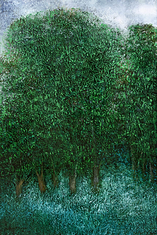 Paramjit Singh b. 1935Untitled, 2018 Oil on canvasSigned and dated 91.4 x 60.9 cm36 x 24 in.)