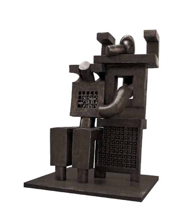Parviz Tanavoli Lovers IV, 1991 Bronze, unique 130 x 89 x 79 cm 51 1/8 x 35 x 31 1/8 in