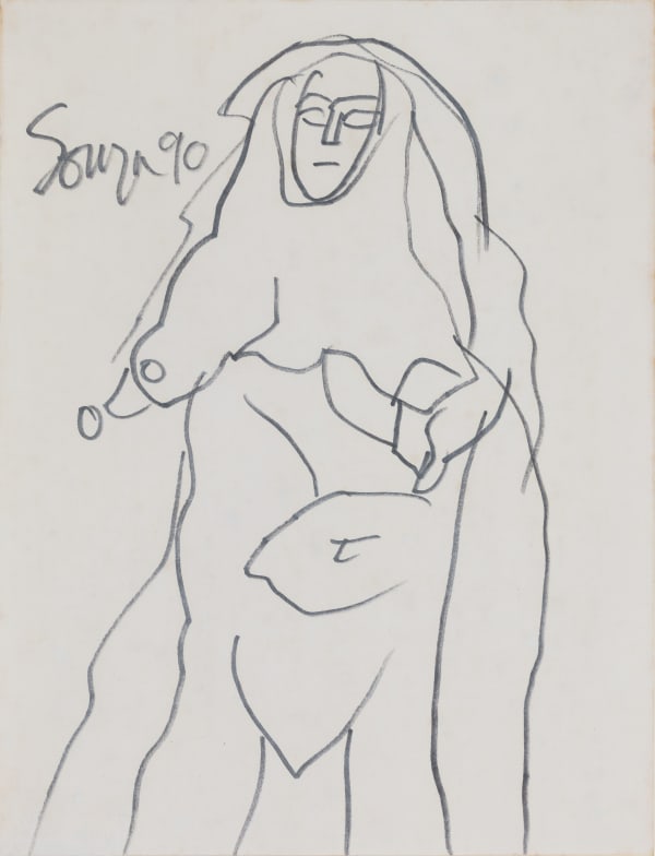 Francis Newton Souza, Untitled, 1990