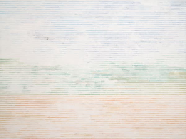 Chandraguptha Thenuwara b. 1960Neo Glitch - Landscape III, 2025 Acrylic on Canvas 92 x 122 cm 36 1/4 x 48 in