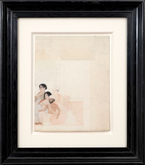 Abanindranath Tagore, Preparatory Study for 'A Moonlight Music Party', Circa 1903