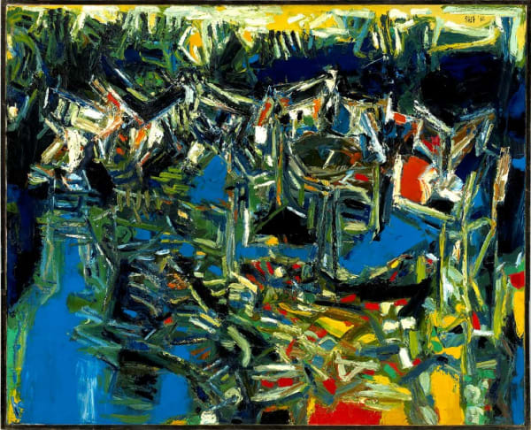 Sayed Haider Raza, Seine Port, 1960