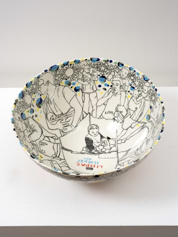 Faiza Butt b. 1973Untitled, 2017 Ceramic bowl 32 cm 12 5/8 in (diameter)
