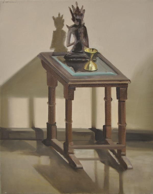 Shibu Natesan b. 1966Subramania Bharati, 2015 Oil on canvas 51 x 40 cm 20 1/8 x 15 3/4 in