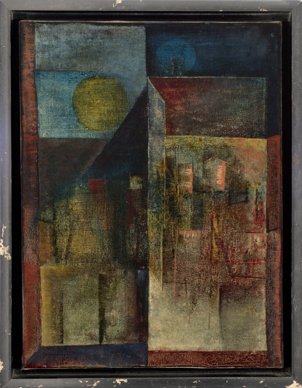 Sadanand K. Bakre, Untitled (Landscape), 1968