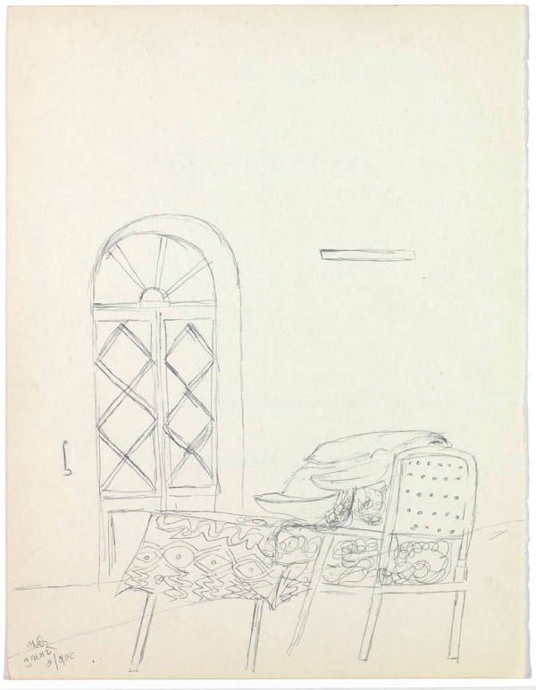 Bhupen Khakhar, Interior Study I - Residency Bungalow, Baroda