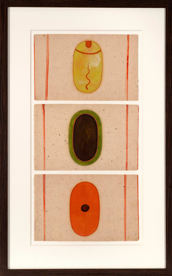 Anonymous Untitled (Tantra V) , C. 2005 Opaque pigments on paper Each: 12.7 x 20.3 cm 5 x 8 in