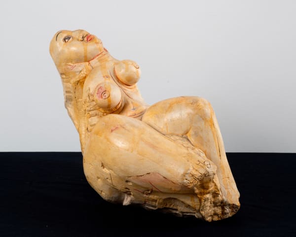 Dhruva Mistry b. 1957Woman, 1982 Painted stone 25.5 x 33 x 12 cm 10 x 13 x 4 3/4 in