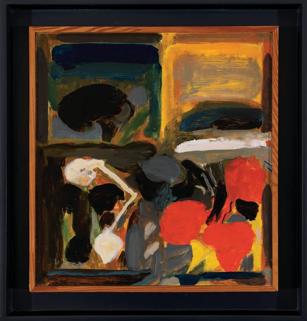 Sayed Haider Raza, Untitled (Paysage), 1969