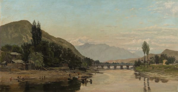 41. Captain Frederick William John Shore, The First Glimpse of the Vale of Kashmir from the tonga road at Baramulla, 1892