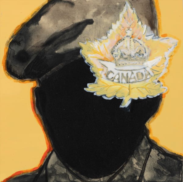 Angeli Sowani Private Clarence Alvin Trimm, 2022 Acrylic on gesso board 20 x 20 cm 7 7/8 x 7 7/8 in