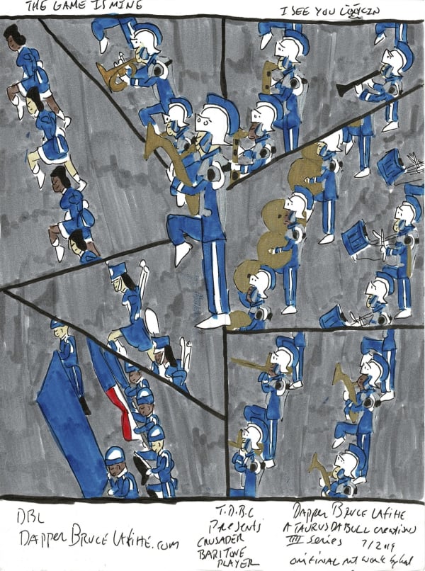 Dapper Bruce Lafitte, Baritone Player, 2020