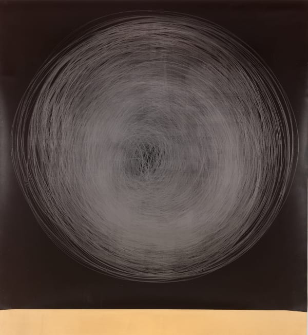 Carali McCall, Work no. 1 (Circle Drawing) Midnight Blue/Gold 1hr 24mins, 2019