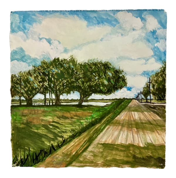 Mark Bercier, 3 Oak Trees, Acadiana, 2024