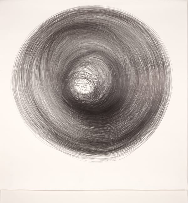 Carali McCall, Work no. 1 (Circle Drawing) 1hr 35mins, 2019