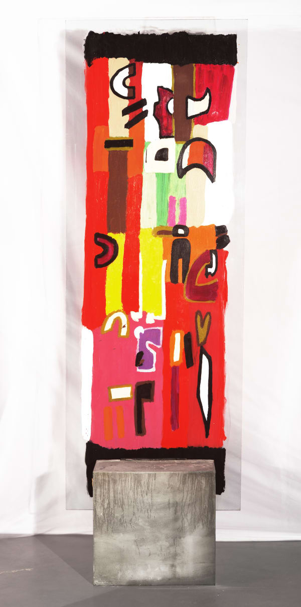 Gavin Jones, Untitled (Large Red Plexi-painting)