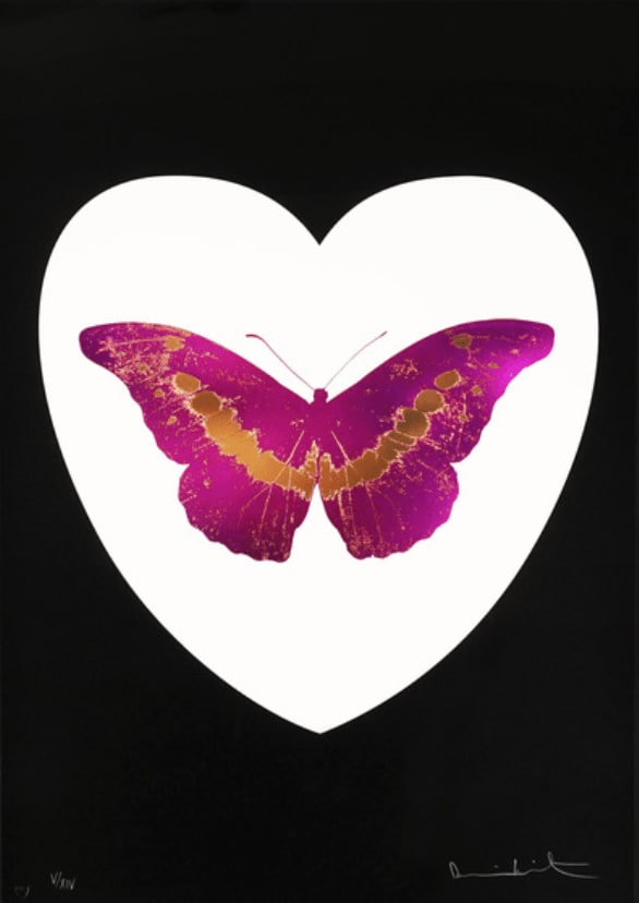 I Love You (Black, Fuschia)