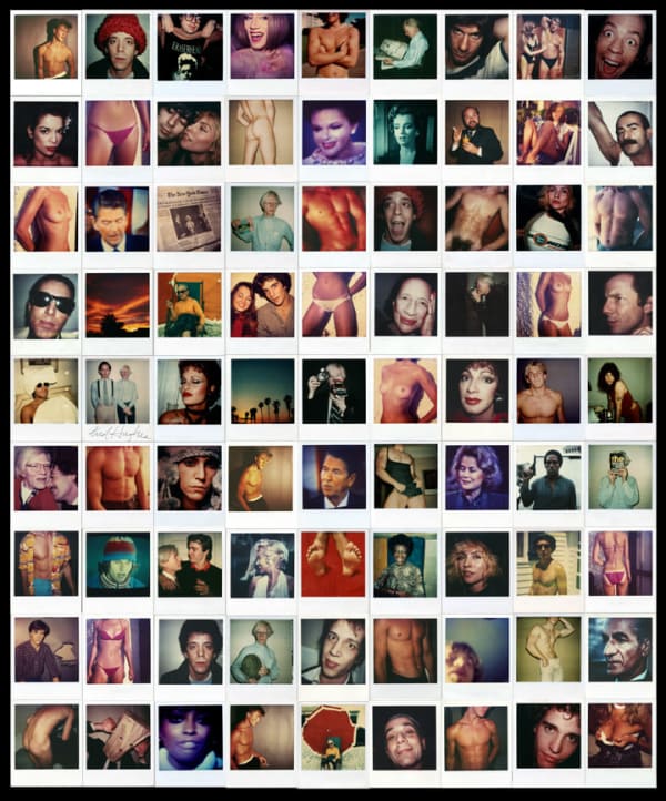 Chrisopher Makos Portraits of an Era, Polaroid Collage #1 (81 Portraits), 1975-1984