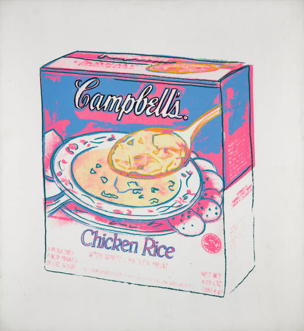 Andy Warhol Campbell's Soup Box Chicken Rice