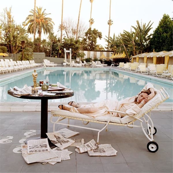 Faye Dunaway at the Pool