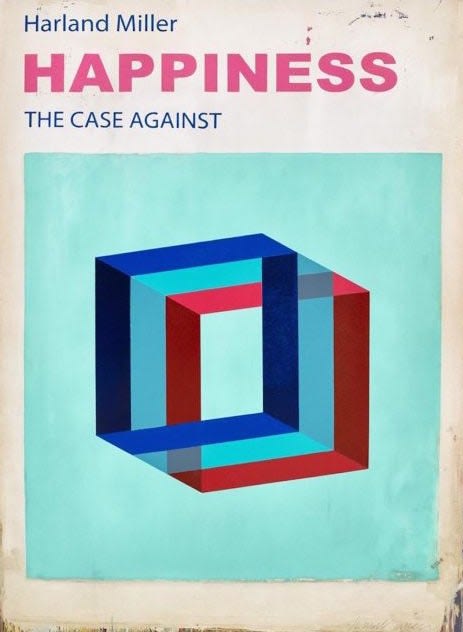 Harland Miller Happiness, The Case Against (Small), 2017