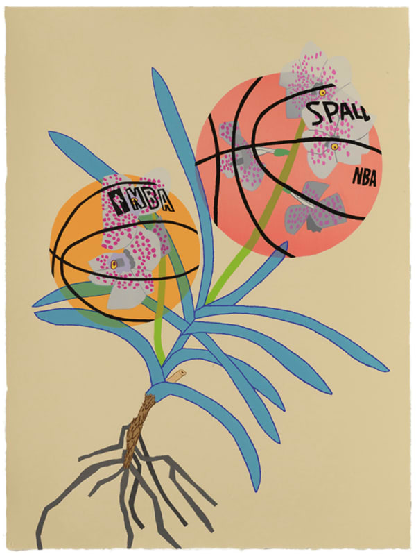 Double Basketball Orchid 2 (state I)