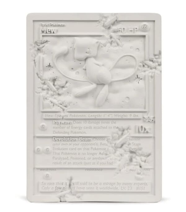 Daniel Arsham Crystallized Mew Card, 2021