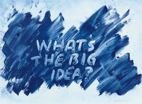 Mel Bochner What's The Big Idea, 2023