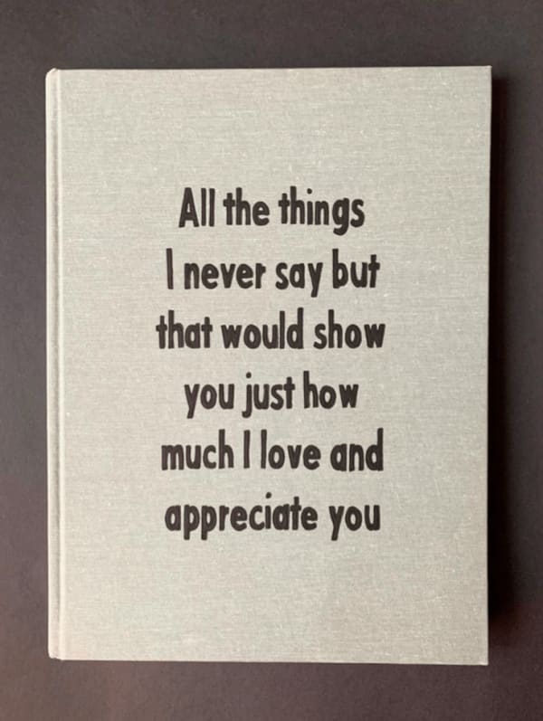 All the Things I Never Say