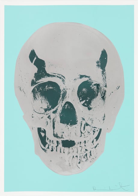 Damien Hirst Heavenly Peppermint Skull, 2012