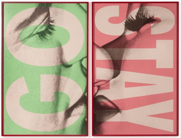 Barbara Kruger Untitled (Go/Stay), 2007