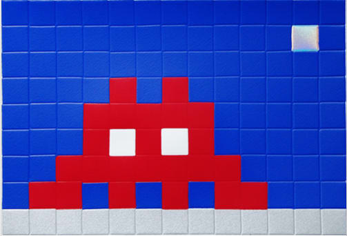 Invader Home - Moon, 2010