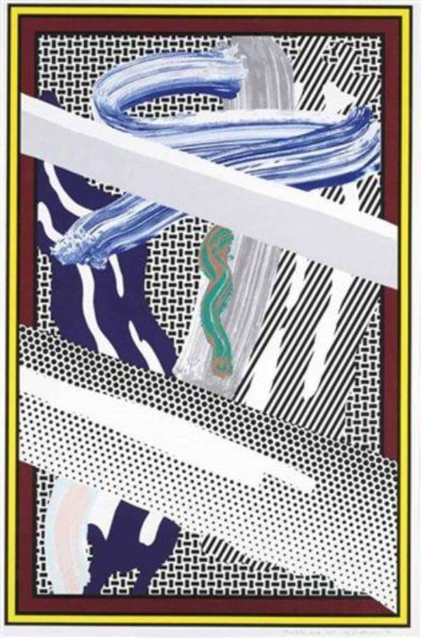 Roy Lichtenstein Reflections on Expressionist Painting (C. 255), 1965