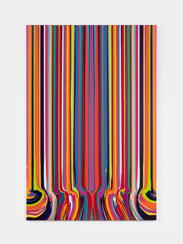 Mirrored Orange and Magenta