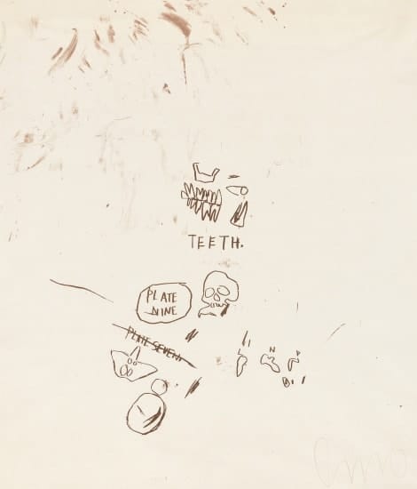 Jean-Michel Basquiat Untitled 2 (from Leonardo),, 1983