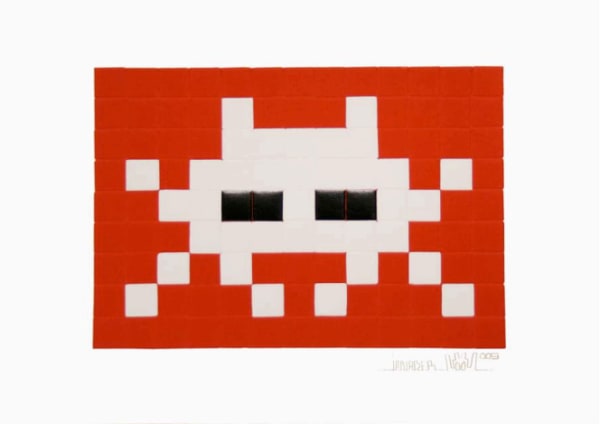 Invader Invasion (White), 2009