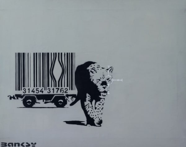 Banksy Barcode Leopard, 2002