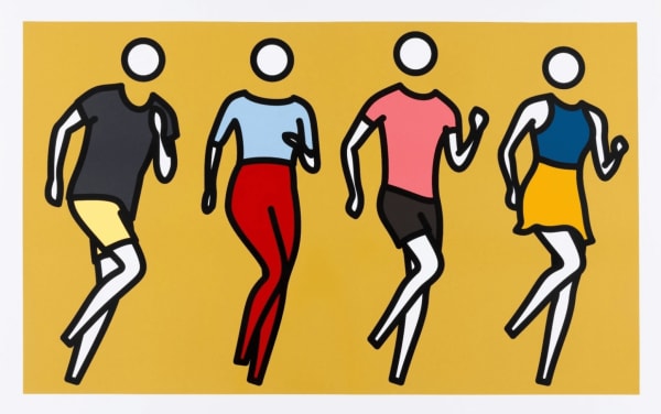Julian Opie Dance Synched 3, 2024