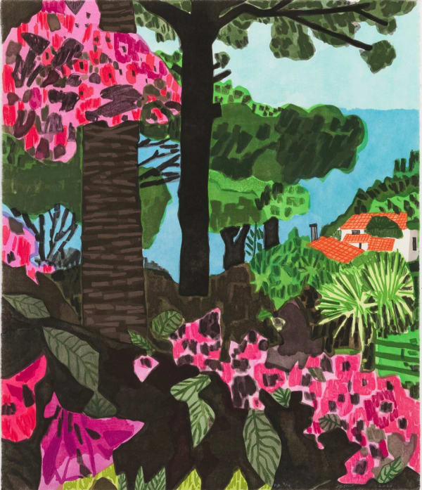 Jonas Wood Four Landscapes (Summer), 2020